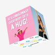 Oprah Everybody Gets A Hug! Christmas Confetti-exploding Greetings Card