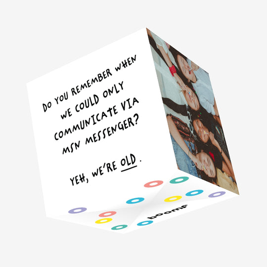 MSN Messenger Confetti-exploding Greetings Card
