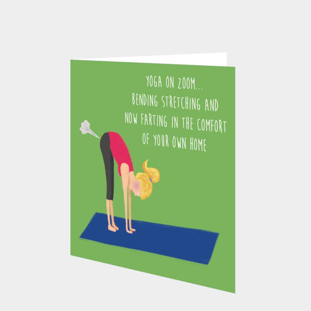 Yoga on Zoom Card