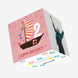 Cute Little Boat In Pink Happy 2nd Birthday Confetti-exploding Greetings Card