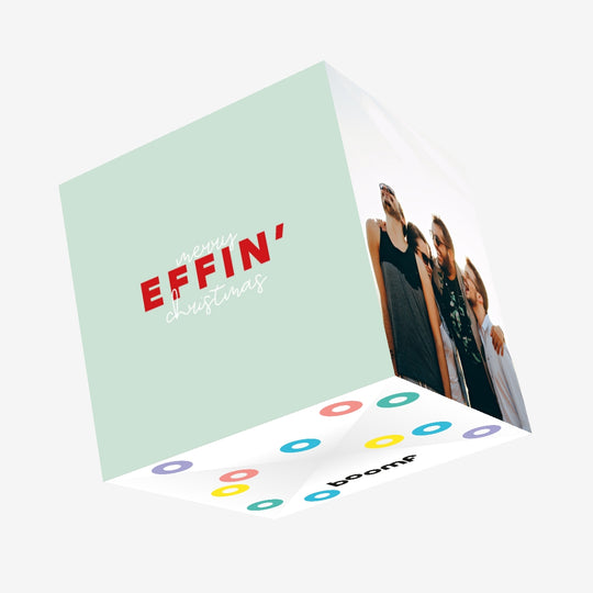 Merry Effin' Christmas Confetti-exploding Greetings Card