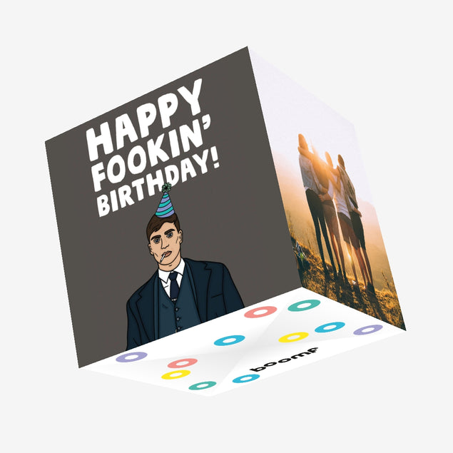 Peaky Blinders Birthday Confetti-exploding Greetings Card