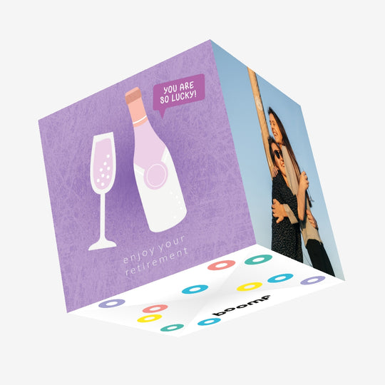 Enjoy Your Retirement Confetti-exploding Greetings Card
