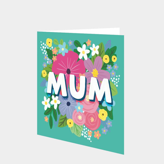 Mum Flowers Card