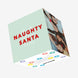 Naughty Santa Christmas Confetti-exploding Greetings Card