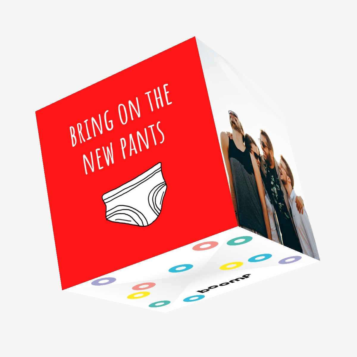 Exploding Pants Meme Bring On The New Pants Christmas Confetti-exploding Greetings Card – Boomf
