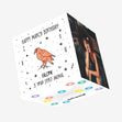 Spirit Animal Happy March Birthday Confetti-exploding Greetings Card