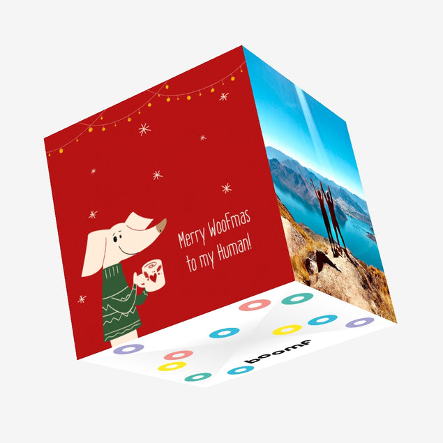 Merry Woofmas To My Human Dachshund Confetti-exploding Greetings Card