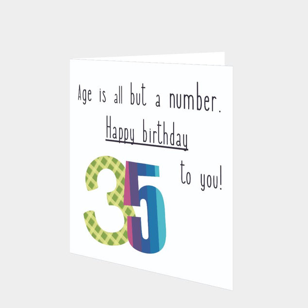 Happy 35th Birthday To You! Card