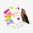 Get Well Soon! Confetti-exploding Greetings Card