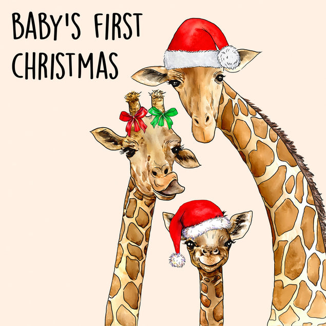 Baby's First Christmas Card