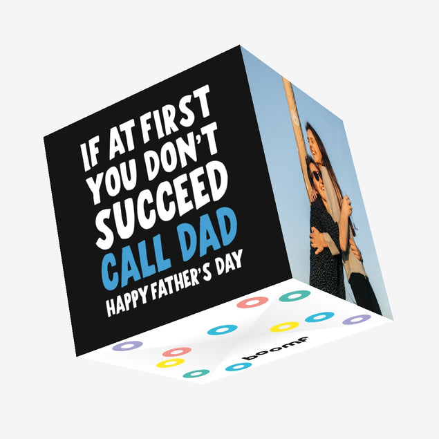 Call Dad Funny Father's Day Confetti-exploding Greetings Card