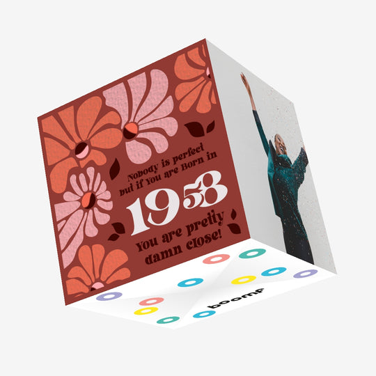 Happy Birthday Baby Boomer 1858 Confetti-exploding Greetings Card