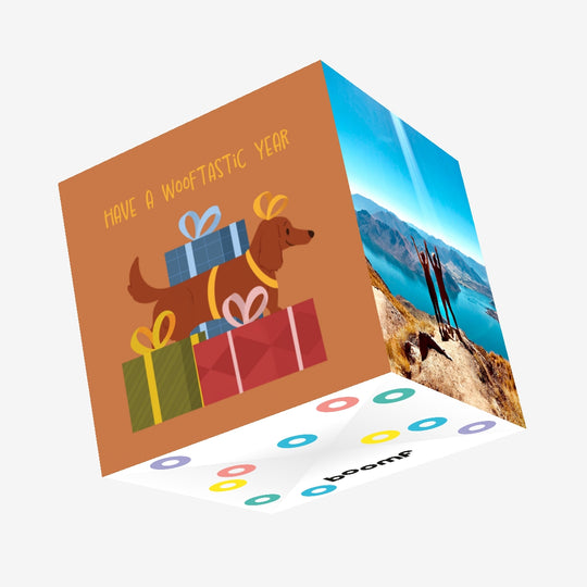 Have A Woof-tastic Year Birthday Confetti-exploding Greetings Card