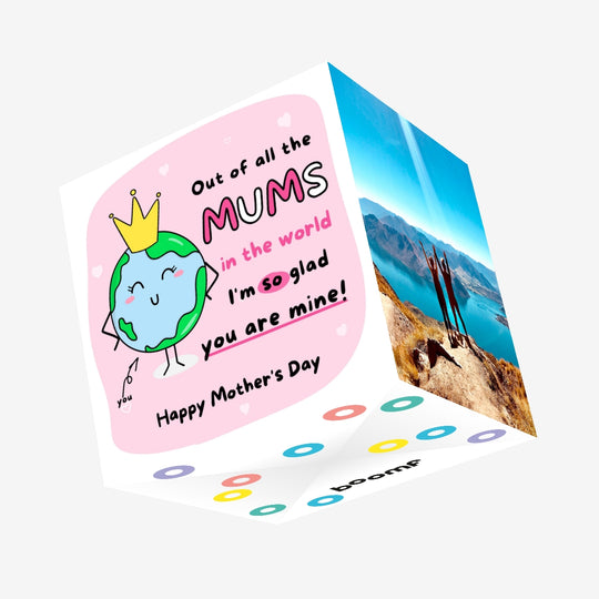 I'm So Glad You Are Mine! Confetti-exploding Greetings Card