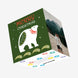 Merry Christmas Scandinavian Polar Bear Confetti-exploding Greetings Card