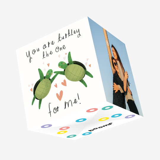 Turtle Love Confetti-exploding Greetings Card
