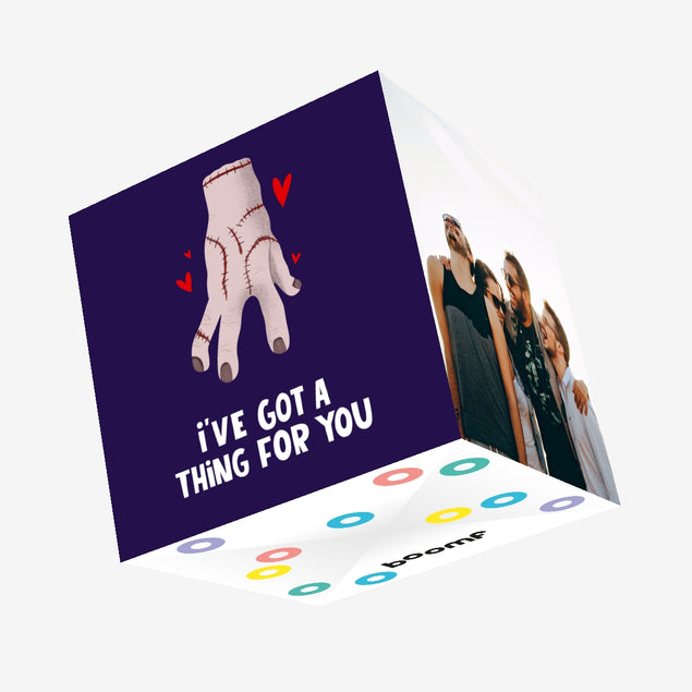 Creepy Thing Valentine's Day Confetti-exploding Greetings Card