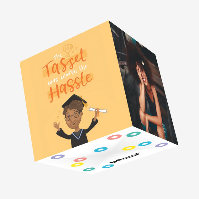 Happy Boy Worth The Hassle Graduation Confetti-exploding Greetings Card