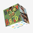 Tropical Monkey Mum 30th Birthday Confetti-exploding Greetings Card