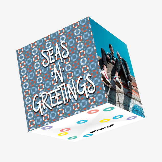 Seas 'N' Greetings Christmas Confetti-exploding Greetings Card