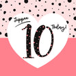 Yippee 10 Today! Birthday Card