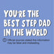 Best Step Dad In The World Card