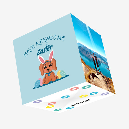 Have A Pawsome Easter Confetti-exploding Greetings Card