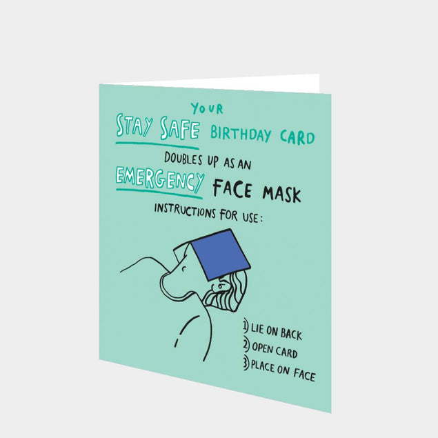 Emergency Face mask Card