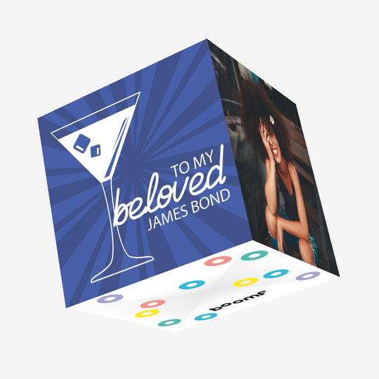 Beloved James Bond Confetti-exploding Greetings Card