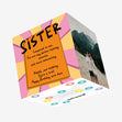 Insulting Troll Sister Birthday Confetti-exploding Greetings Card