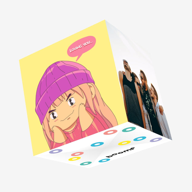 Anime Loving You Valentine's Confetti-exploding Greetings Card