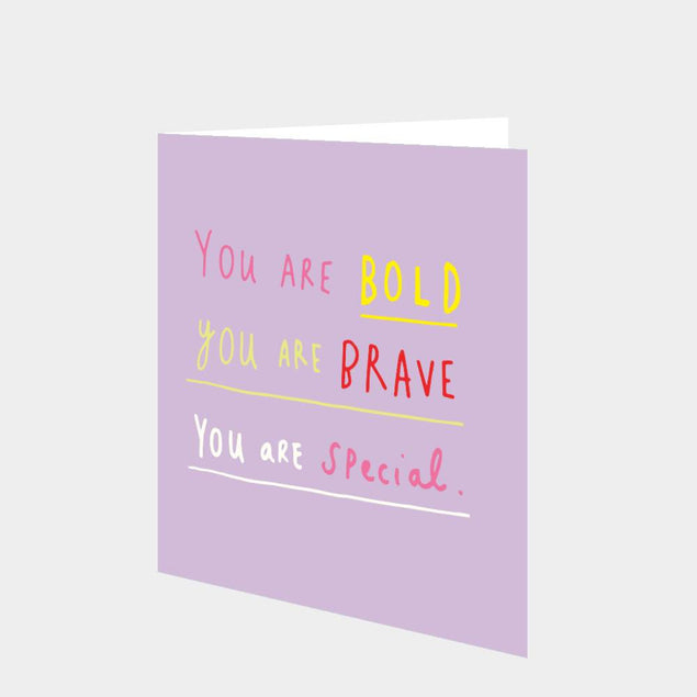 Bold Brave Special Card