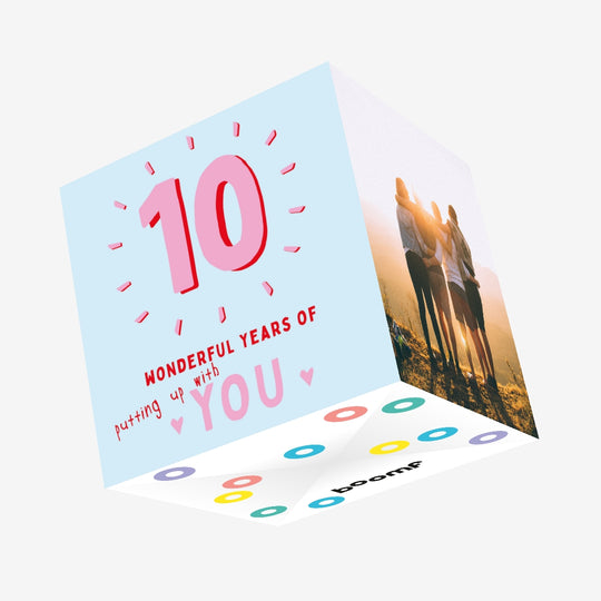 Ten Wonderful Years Of You Confetti-exploding Greetings Card