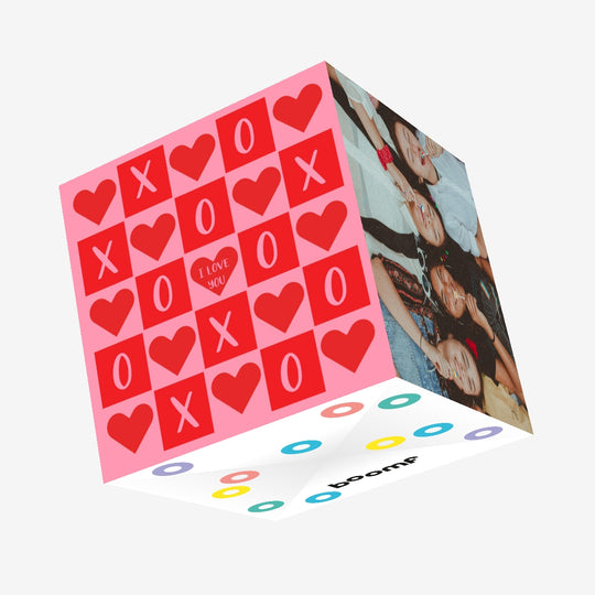 I Love You XOXO Confetti-exploding Greetings Card