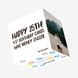 Happy 25th Birthday 4/5 Birthday s Have Money Inside Confetti-exploding Greetings Card
