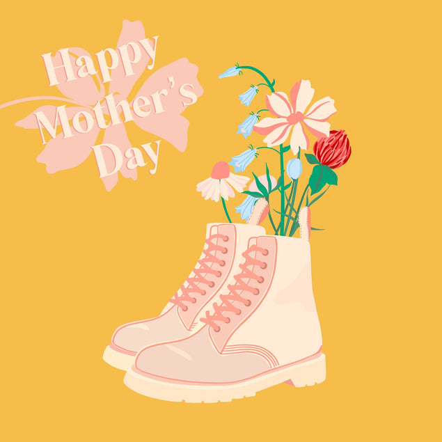 Happy Mother's Day Boots Card