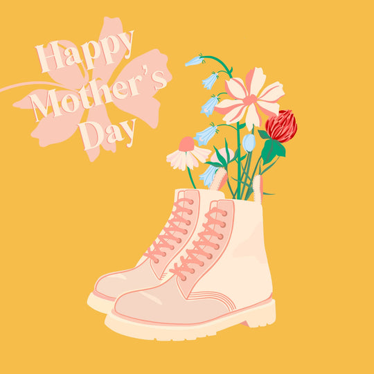 Happy Mother's Day Boots Card