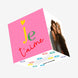 Je T'aime Confetti-exploding Greetings Card