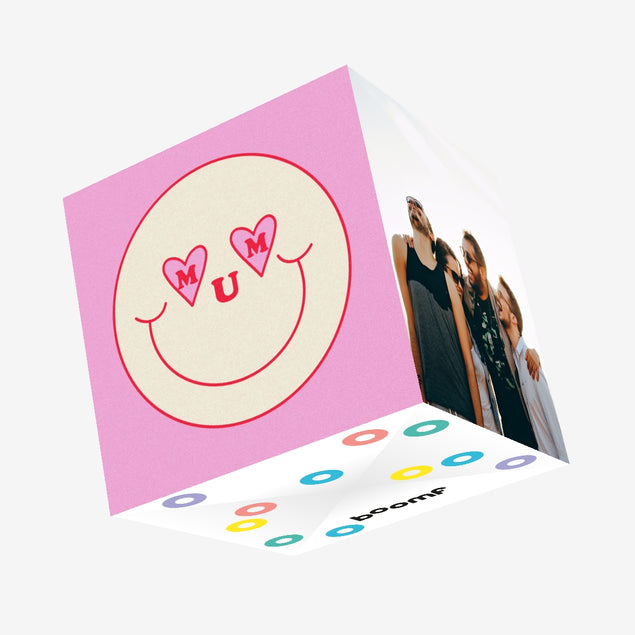 Mum Smile Confetti-exploding Greetings Card