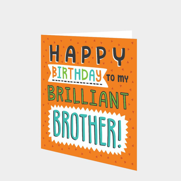 Brilliant Brother Card