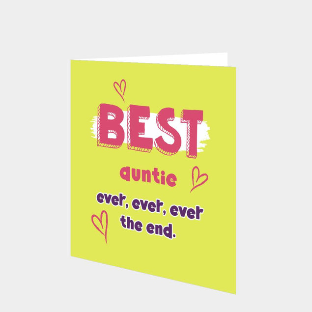 Best Auntie Ever Card