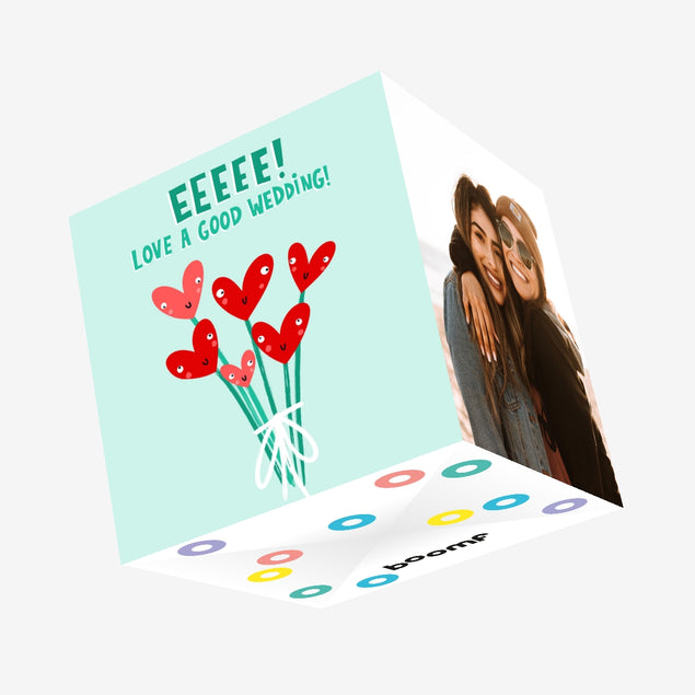 Love A Good Wedding Celebration Confetti-exploding Greetings Card