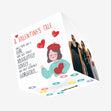 A Valentine's Tale About A Girl Valentine's Day Confetti-exploding Greetings Card