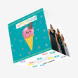 Happy Birthday Ice Cream Confetti-exploding Greetings Card