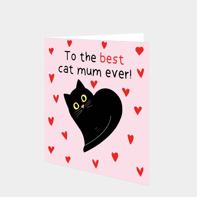 Best Cat Mum Ever Card