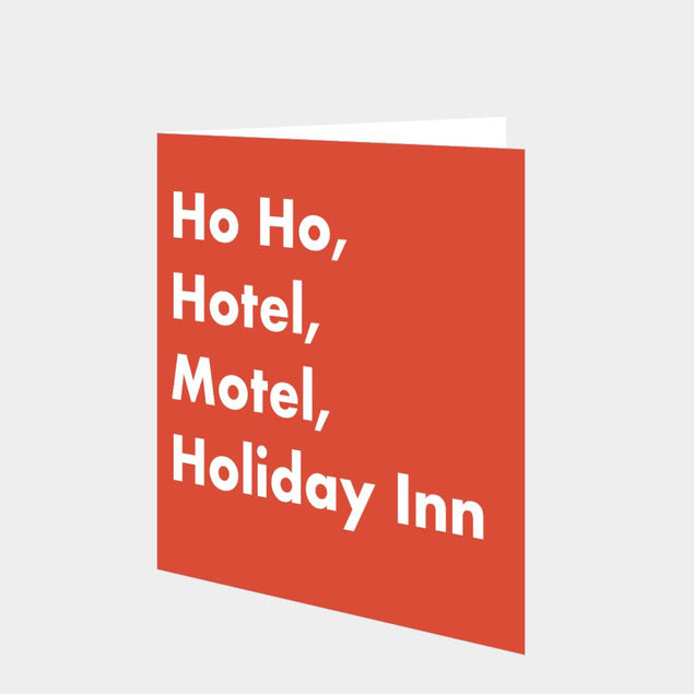 Ho Ho Hotel Card