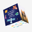 For The Best Grandson In The Galaxy Confetti-exploding Greetings Card