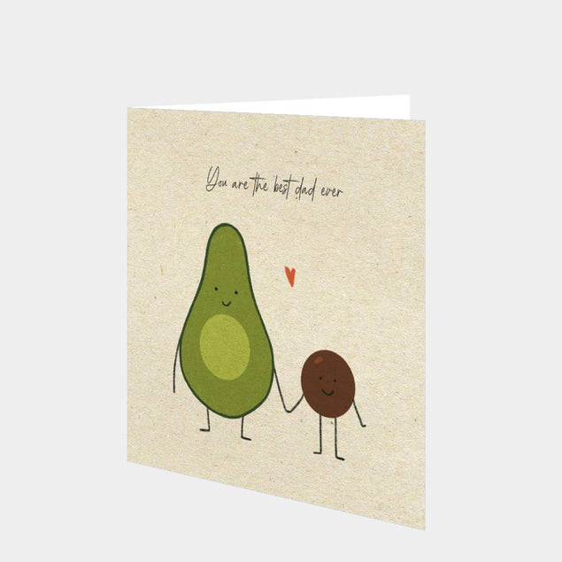 Best Dad Ever Avocado Card