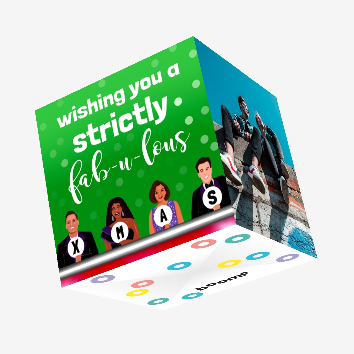 Strictly Fabulous Xmas Confetti-exploding Greetings Card – Boomf